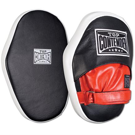 Hook & Loop Leather Punch Mitts